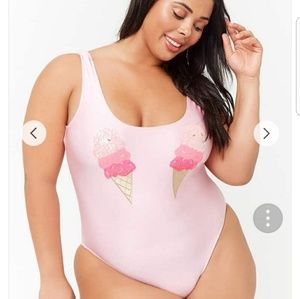 Forever 21 plus bathing suit